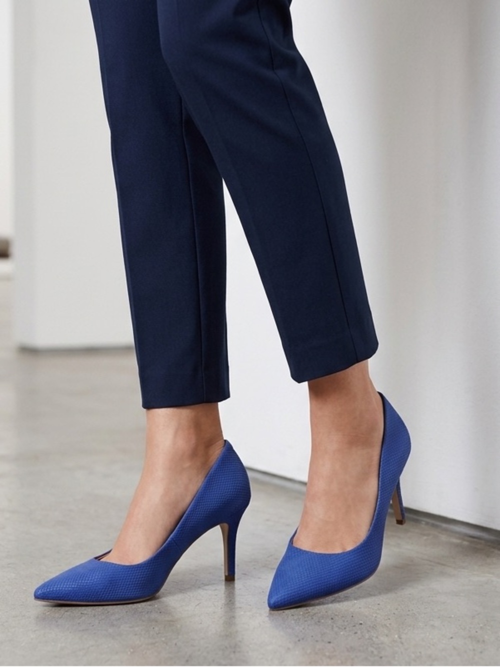Call It Spring Royal Blue Pointed-Toe Pumps